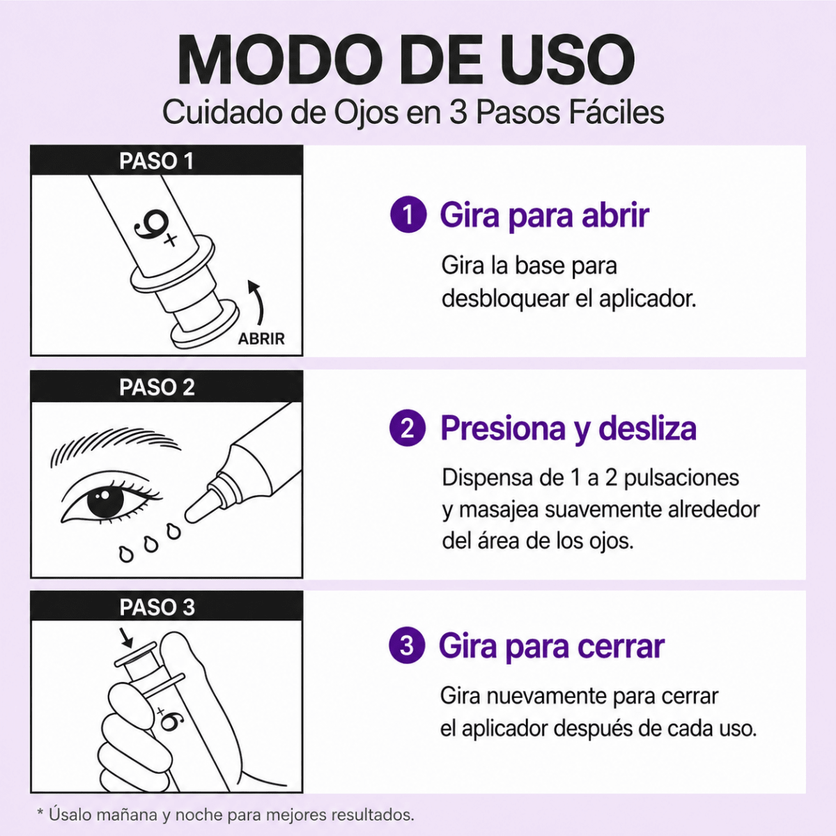 Numbuzin N°9+ Eye Cream NAD + Retinol Volumetox Eye Cream 10ml8