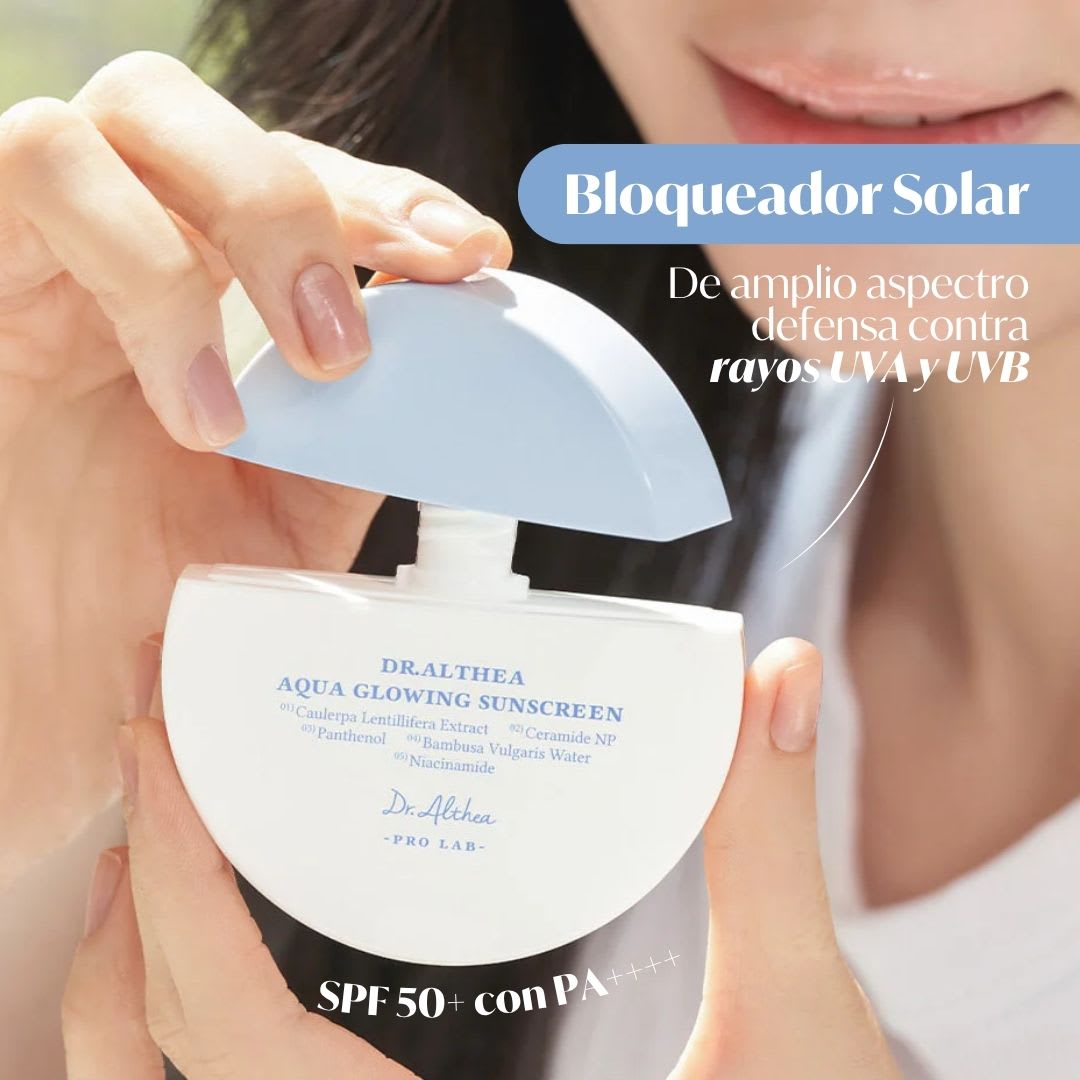 Dr Althea Aqua Glowing Sunscreen SPF50+ PA++++ 50ml3