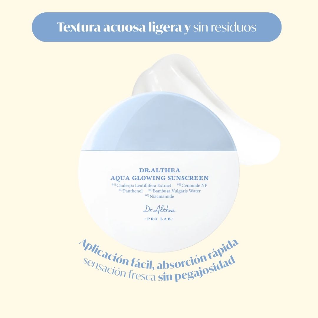 Dr Althea Aqua Glowing Sunscreen SPF50+ PA++++ 50ml2