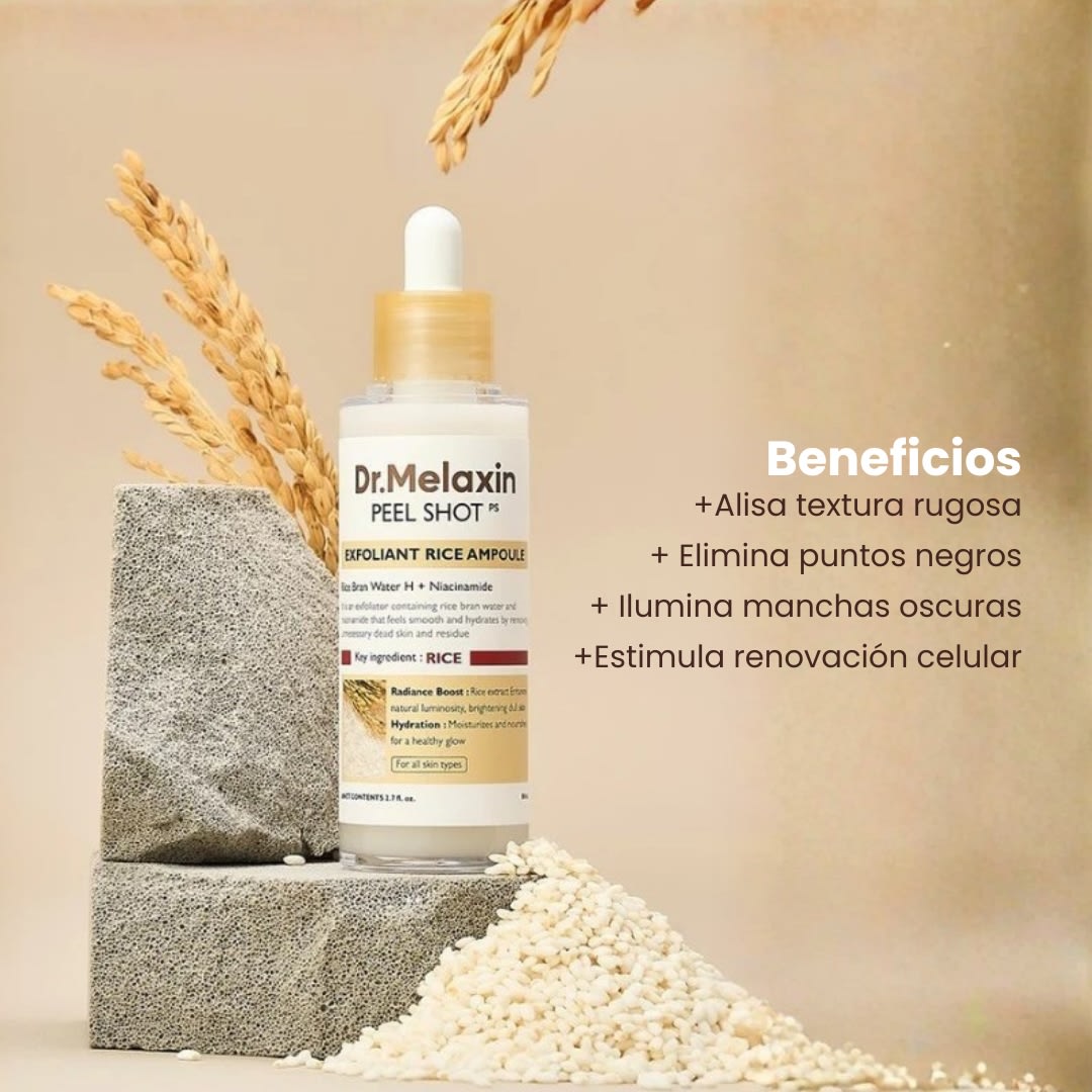 Dr Melaxin Peel Shot Exfoliating White Rice Ampoule 80ml4