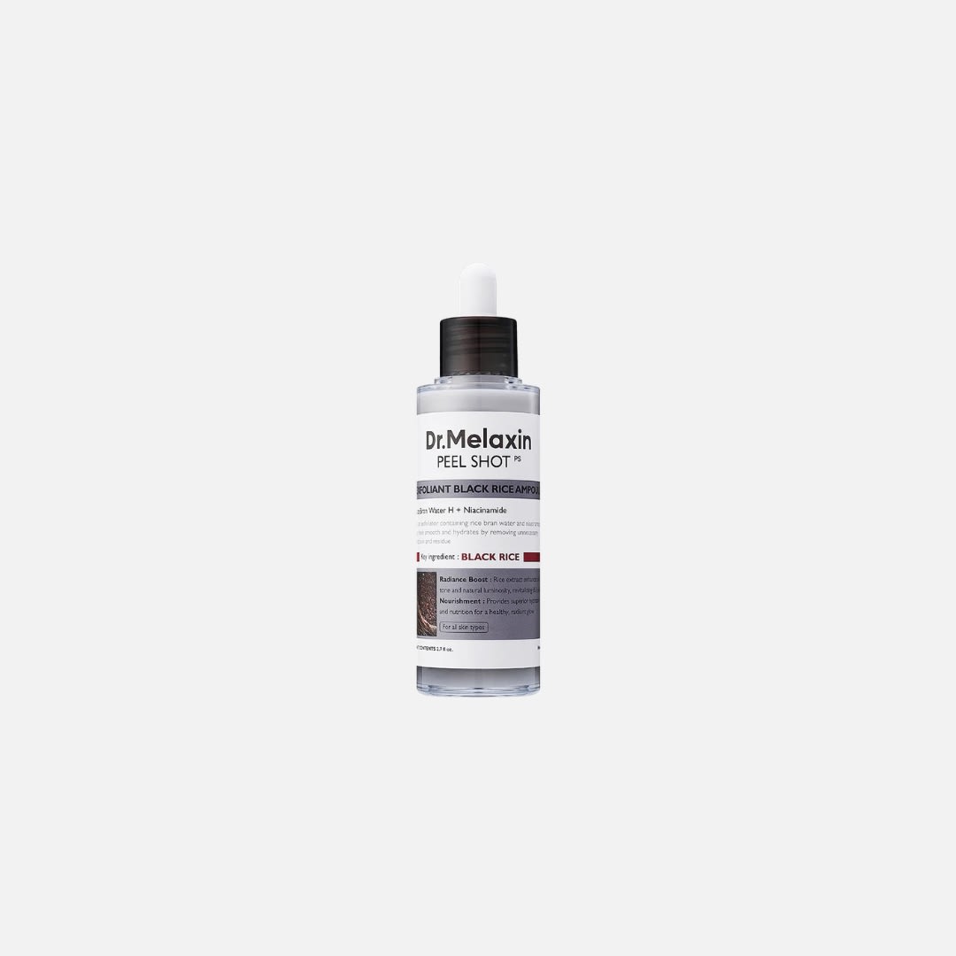 Dr Melaxin Peel Shot Exfoliating Black Rice Ampoule 80ml 0