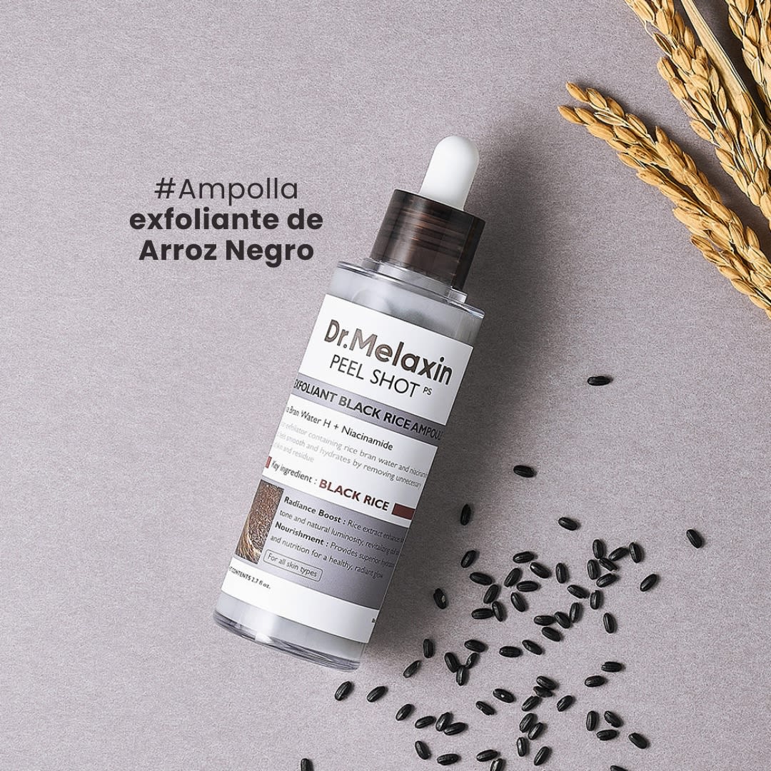 Dr Melaxin Peel Shot Exfoliating Black Rice Ampoule 80ml2