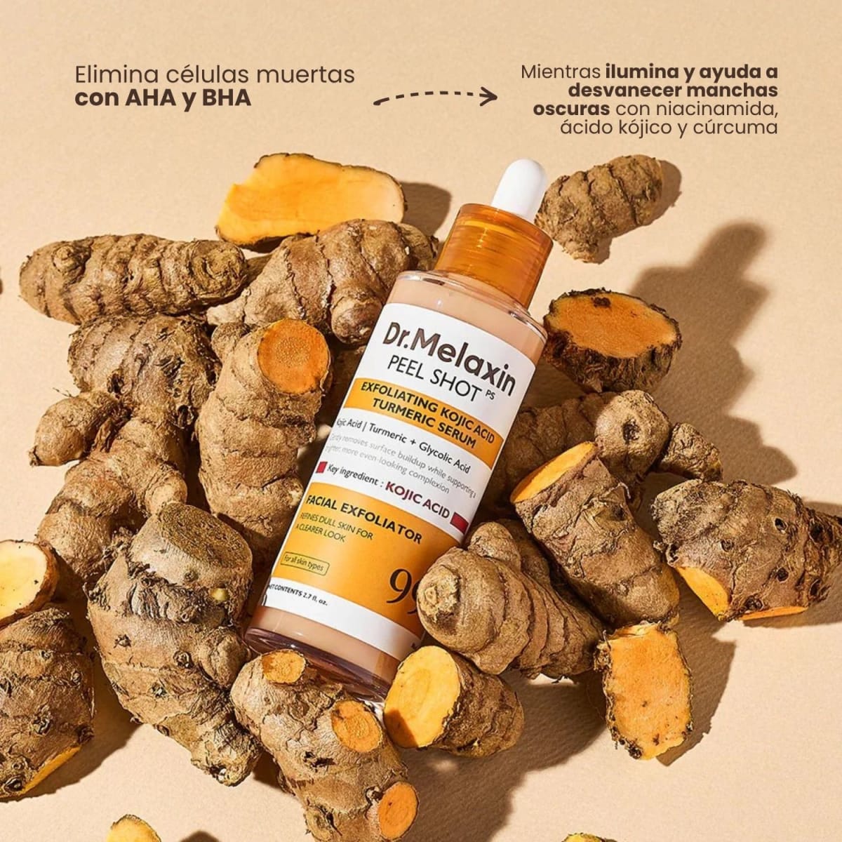 Dr Melaxin Peel Shot Exfoliating Kojic Acid Turmeric Serum 80ml3