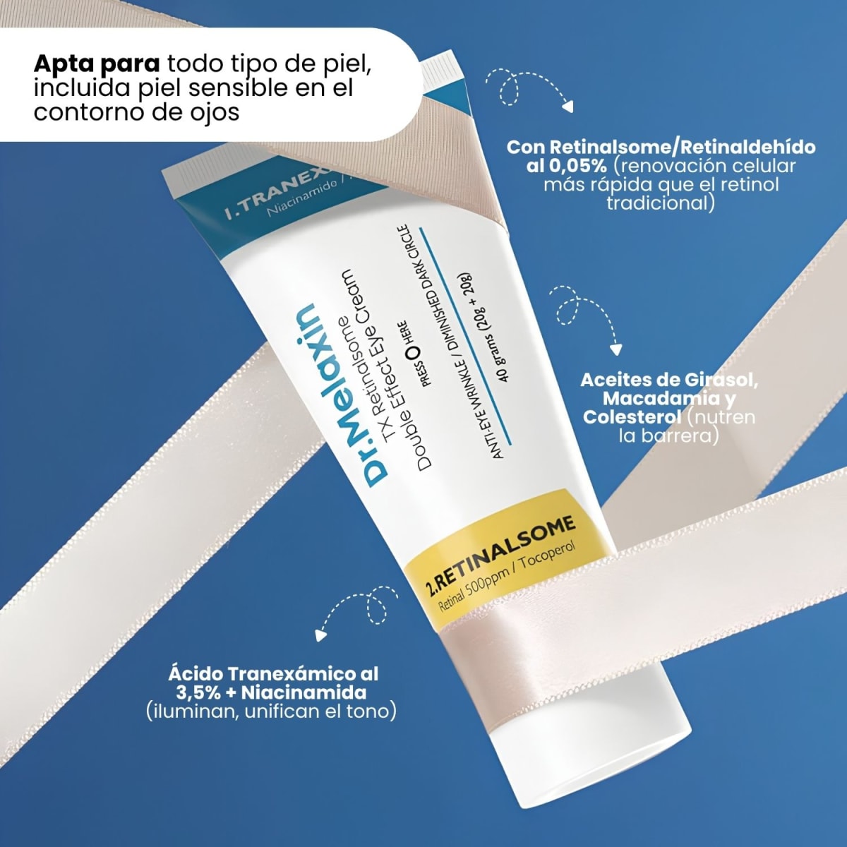 Dr Melaxin TX - Retonalsome Double Effect Eye Cream 40g4