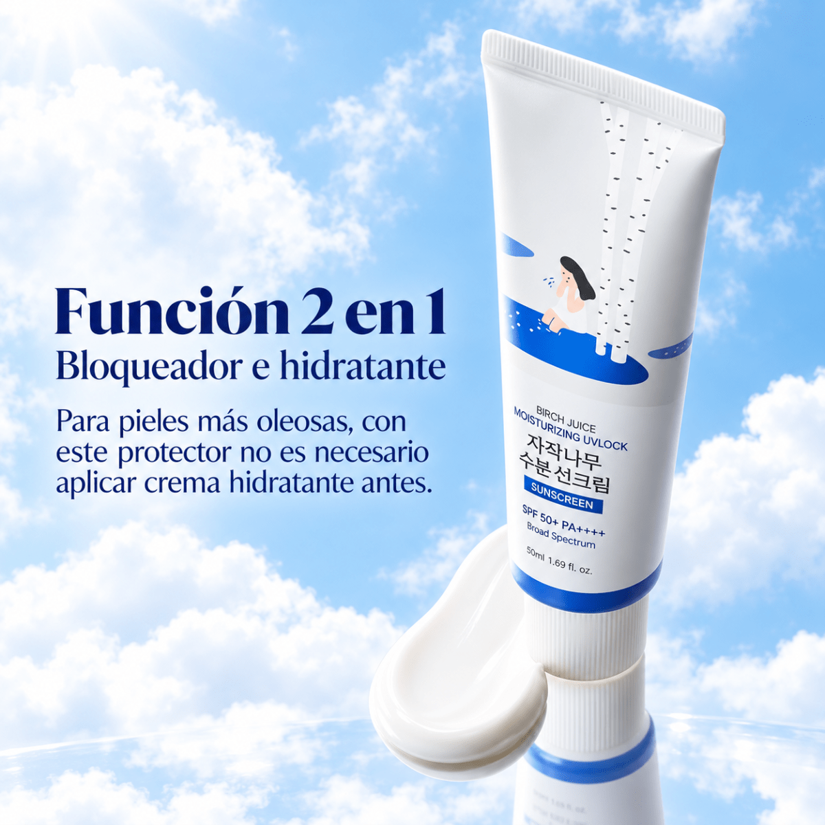 Round Lab Birch Juice Moisturizing Sunscreen 50ml5