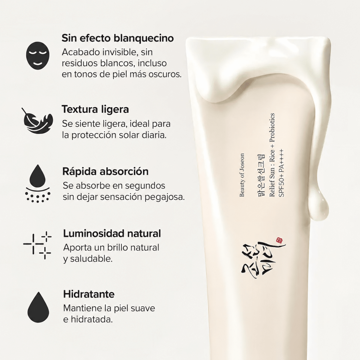Beauty Of Joseon Relief Sun: Rice + Probiotics SPF50+ PA++++ 50ml2
