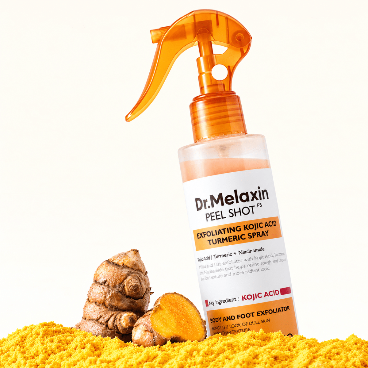 Dr Melaxin Peel Shot Exfoliating Kojic Acid Turmeric Spray 200ml1