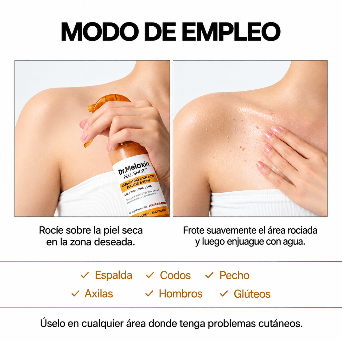 Dr Melaxin Peel Shot Exfoliating Kojic Acid Turmeric Spray 200ml4