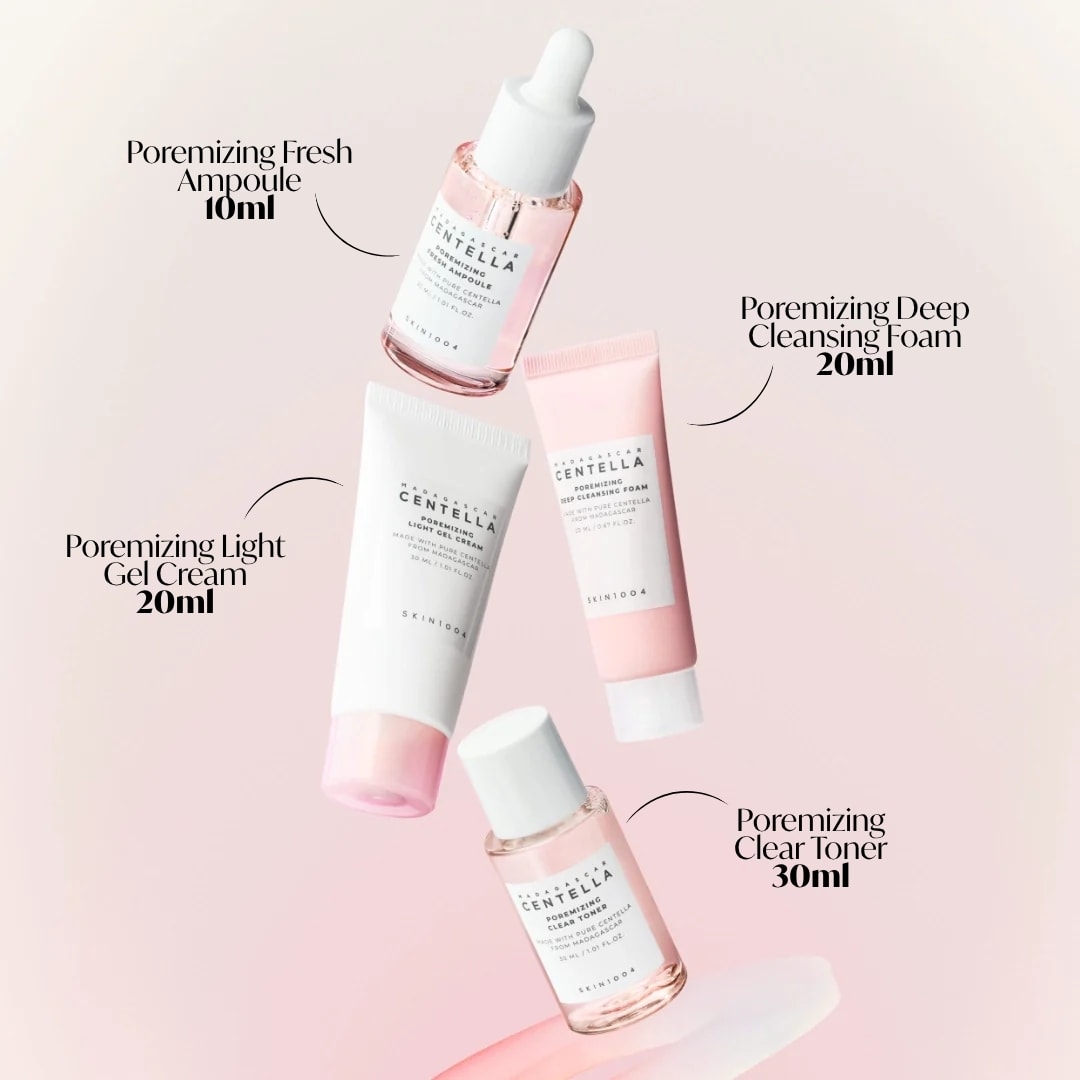 SKIN1004 Madagascar Centella Kit Travel Poremizing - Kit Viajero3