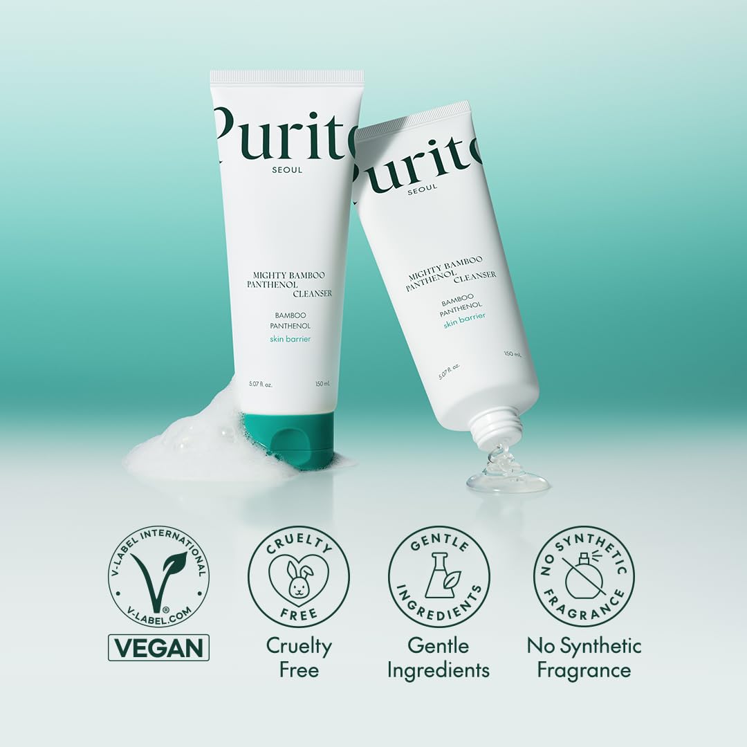Purito Seoul Mighty Bamboo Panthenol Cleanser 150ml3