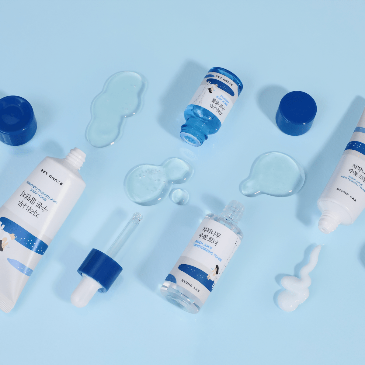 Round Lab Travel-Friendly Mini Skincare Kit Birch Juice Trial Kit4
