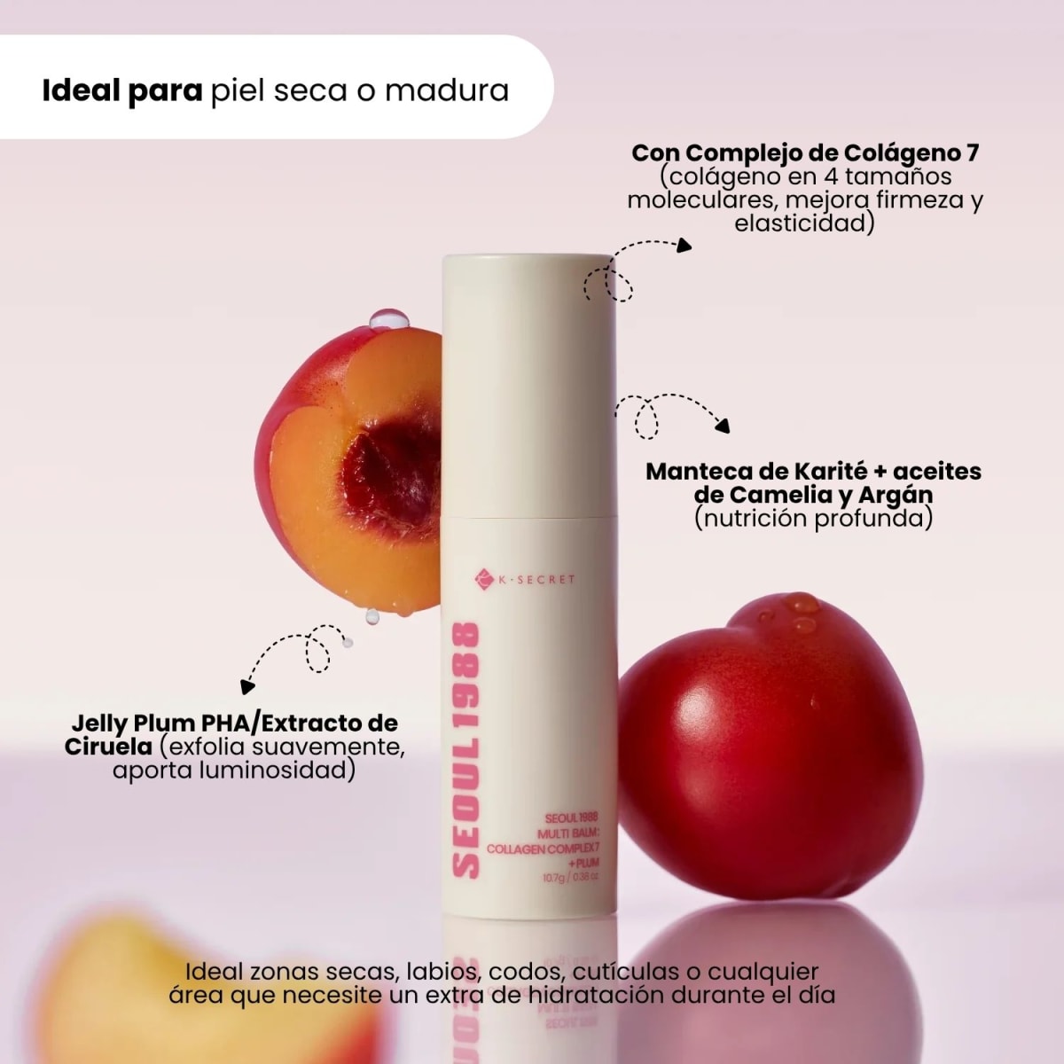 K-Secret Seoul 1988 Multi Balm Collagen Complex 7 + Plum 10.7g4
