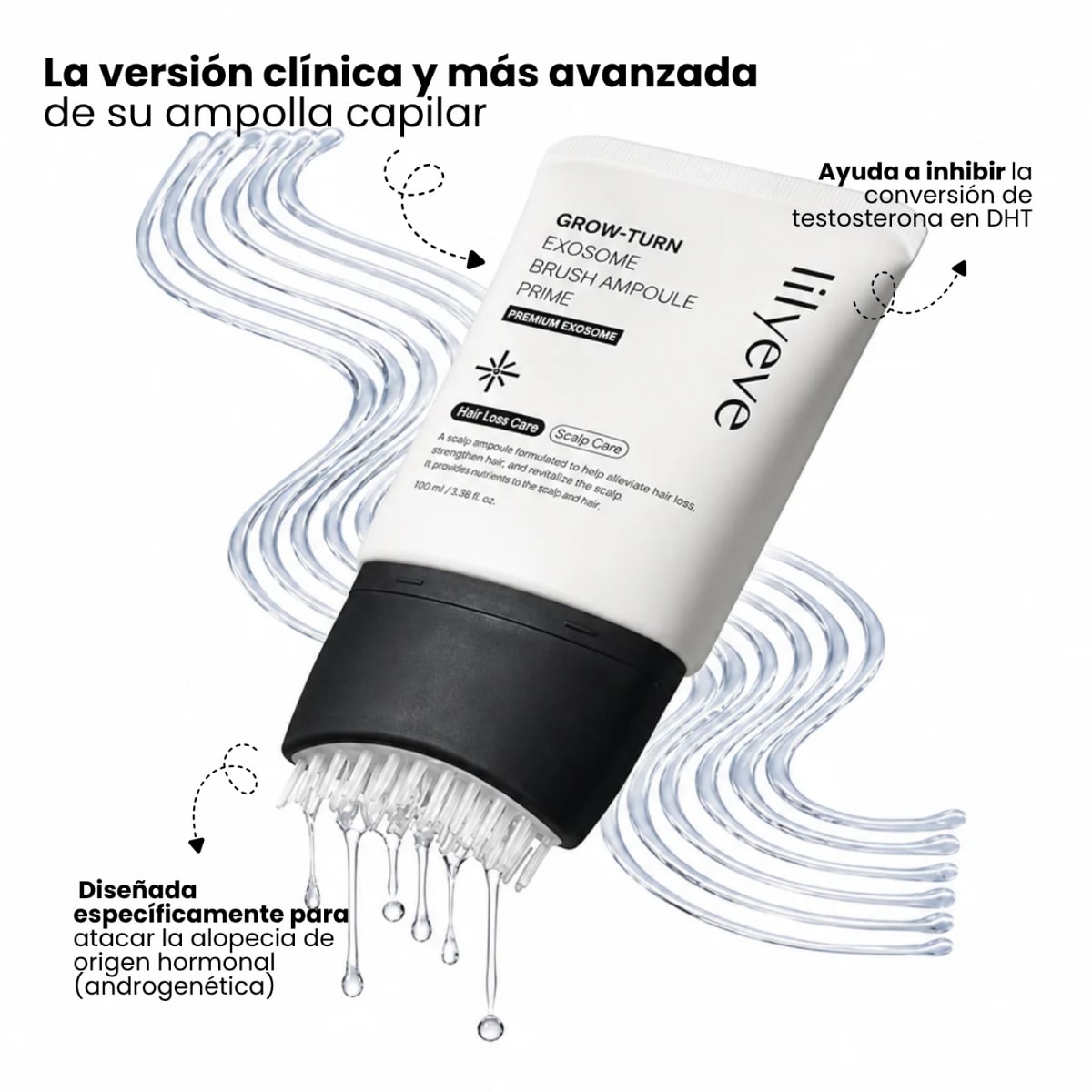 Lilyeve Exosome Brush Ampoule Prime 100ml2