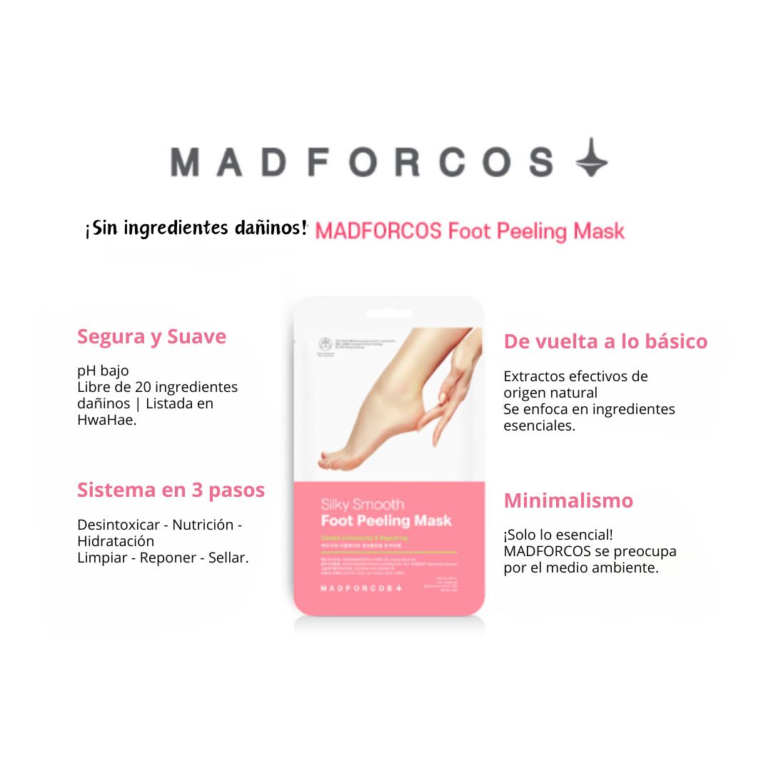 Madforcos Silky Smooth Foot Peeling Mask 40ml9