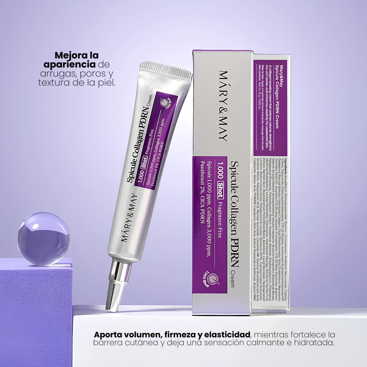 Mary & May Spicule Collagen PDRN Cream 15g1