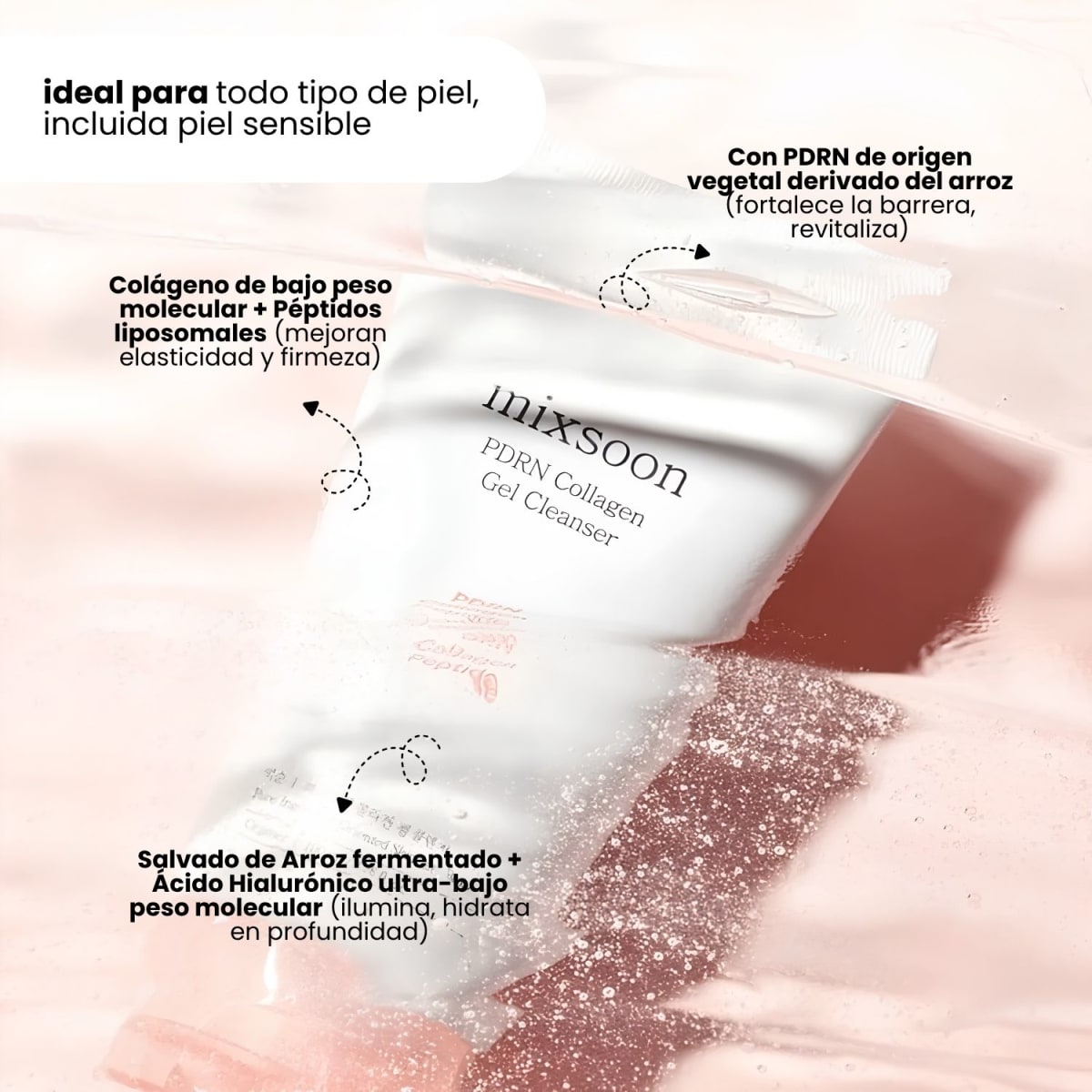 Mixsoon PDRN Collagen Gel Cleanser 100ml4