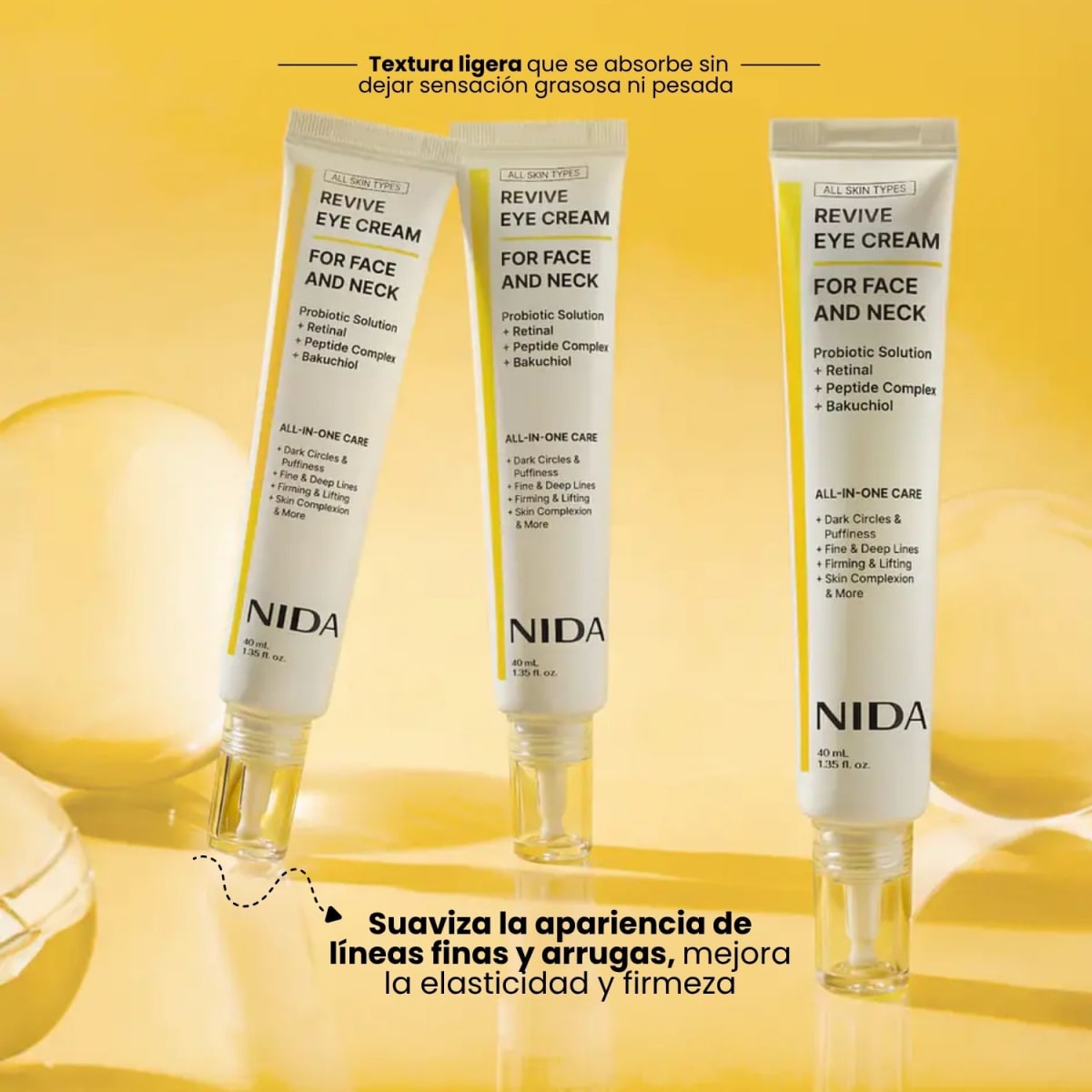 Nida Revive Eye Cream For Face and Neck 40ml3