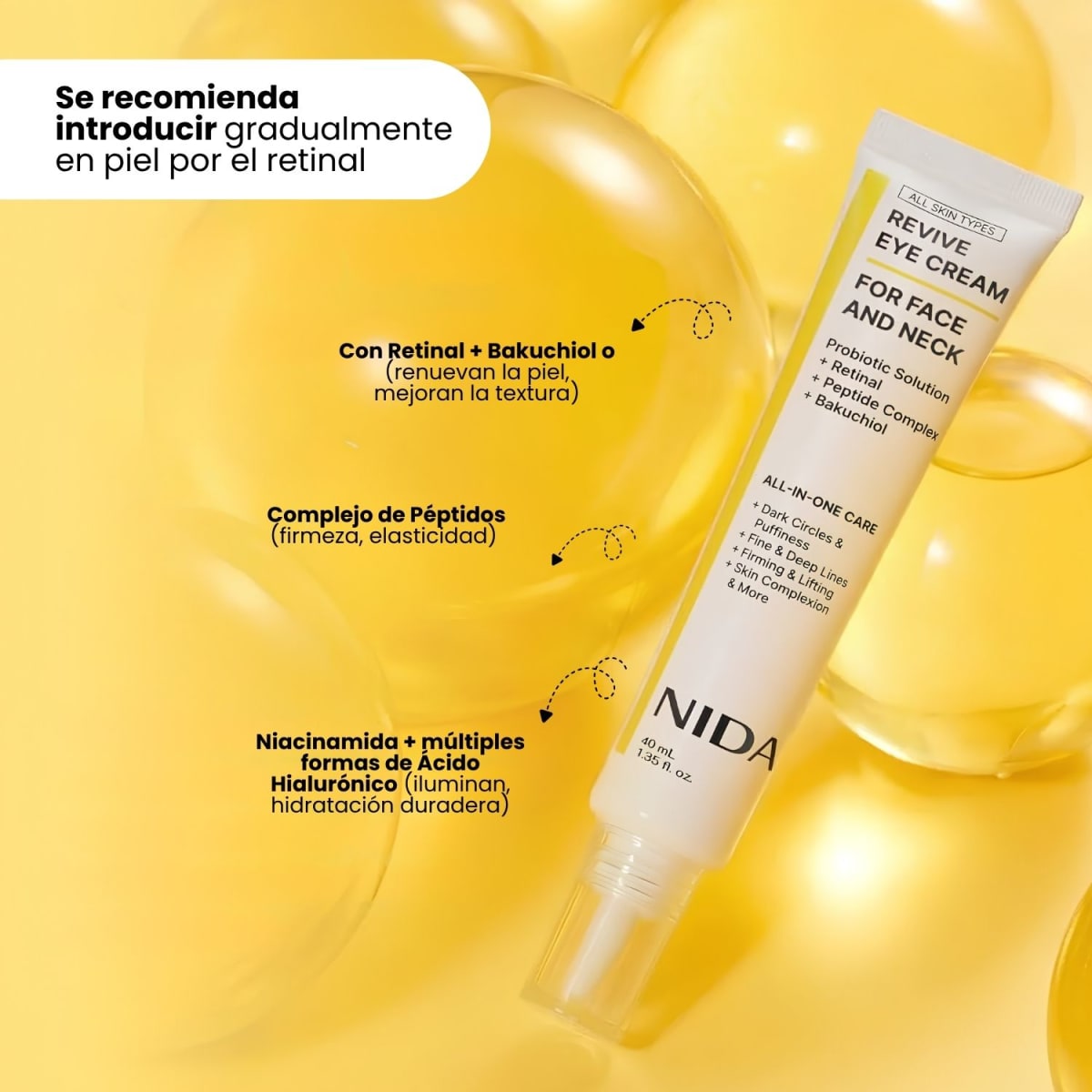 Nida Revive Eye Cream For Face and Neck 40ml4