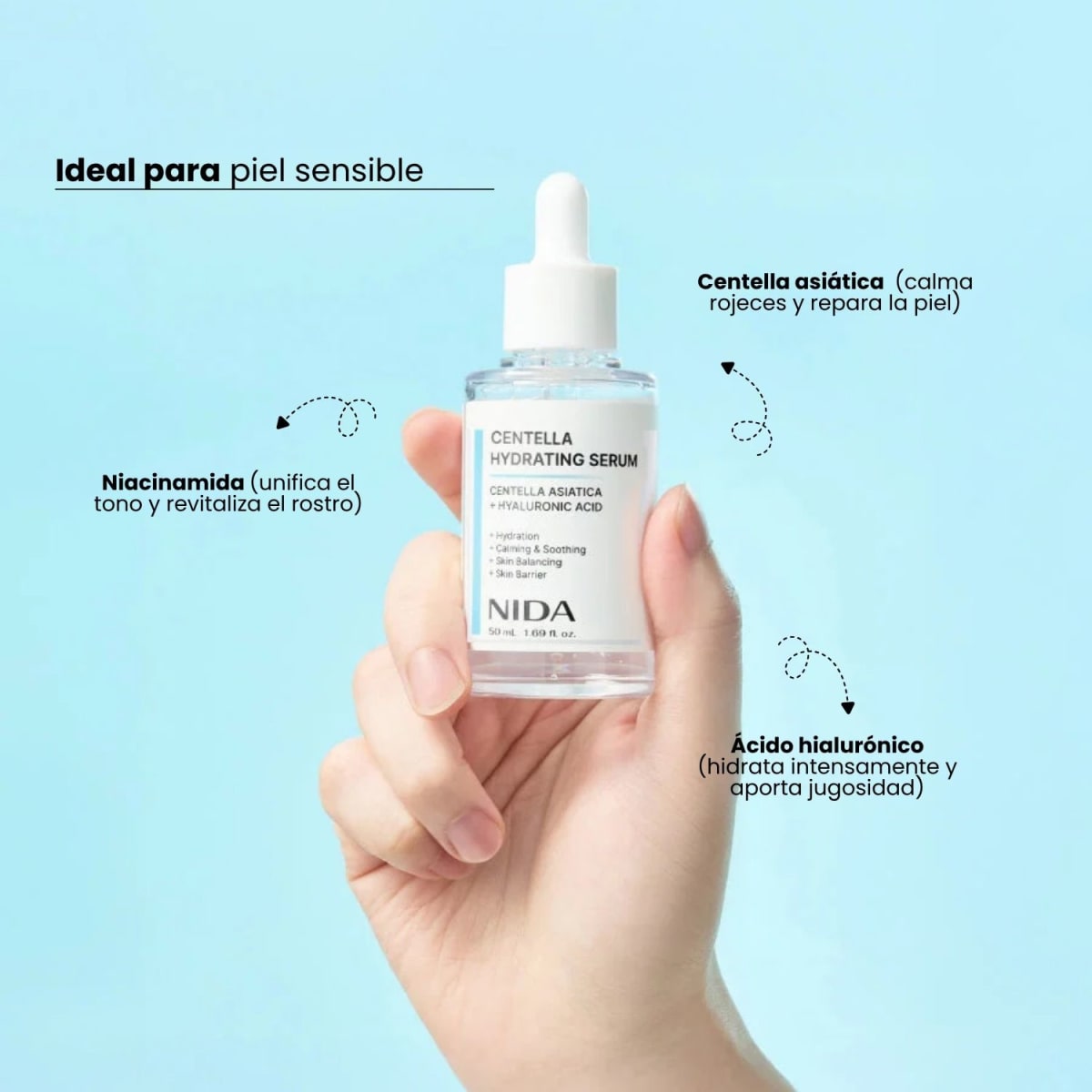 Nida Centella Hydrating Serum 50ml4