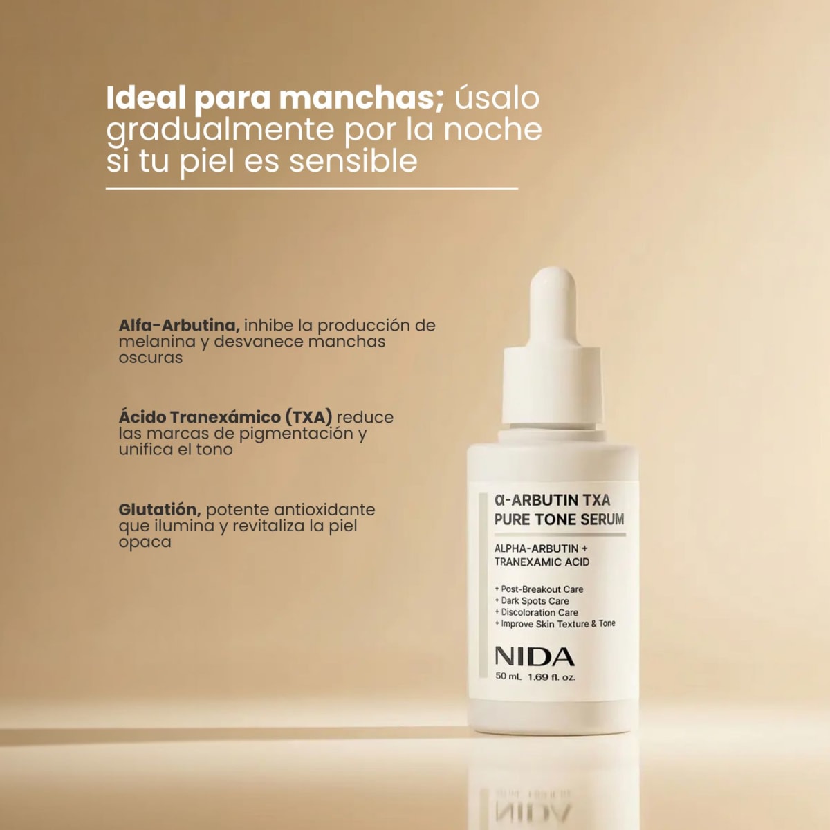 Nida A - Arbutin TXA Pure Tone Serum 50ml4