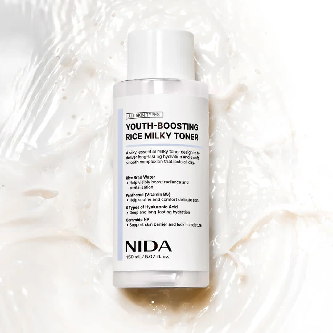 Nida Youth Boosting Rice Milky Toner 150ml6