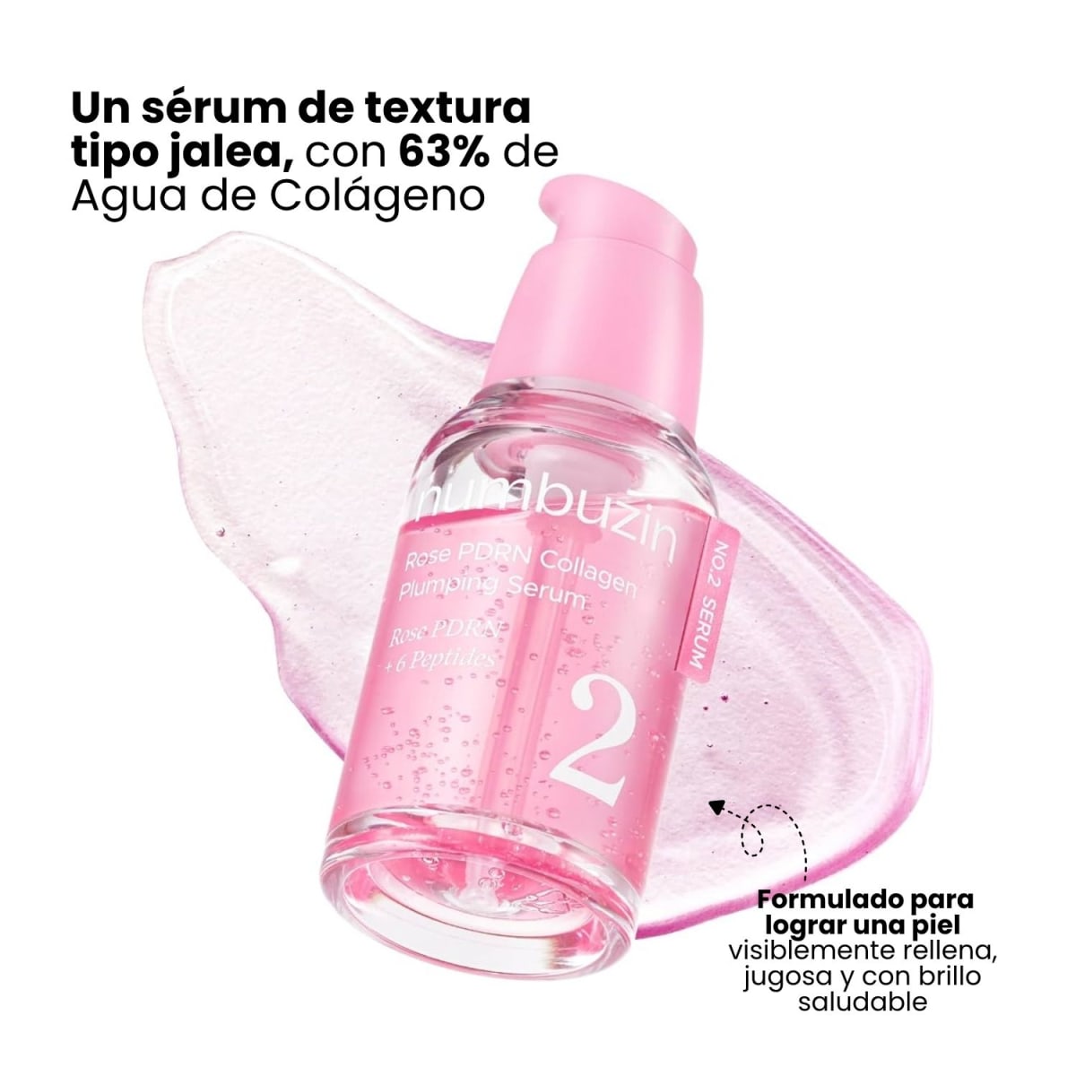 Numbuzin N°2 Rose PDRN Collagen Pluping Serum 30ml2