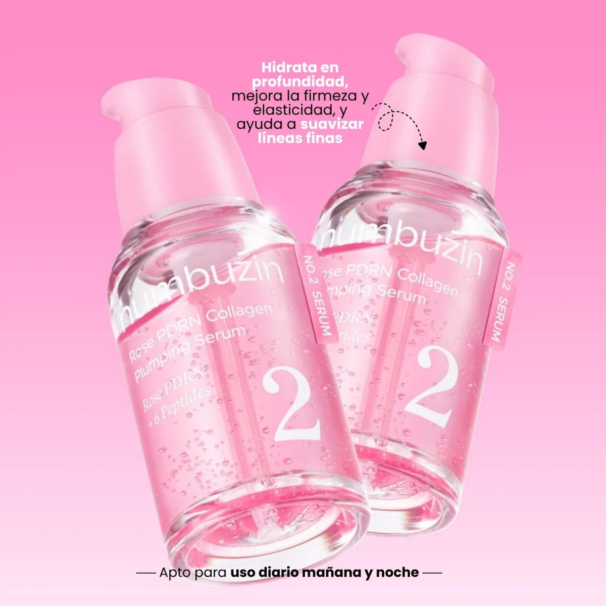Numbuzin N°2 Rose PDRN Collagen Pluping Serum 30ml3