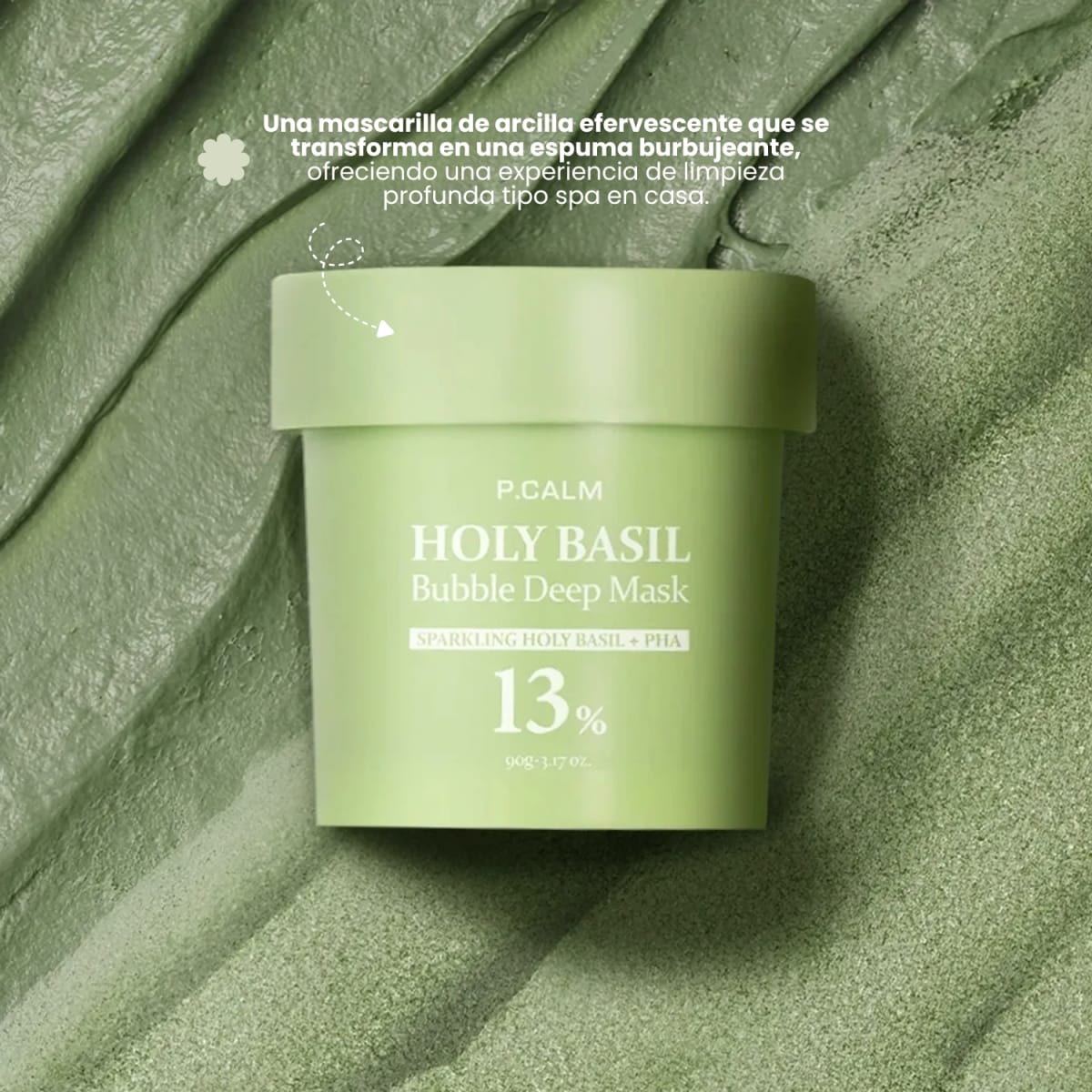 P Calm Holy Basil Bubble Deep Mask 90g2