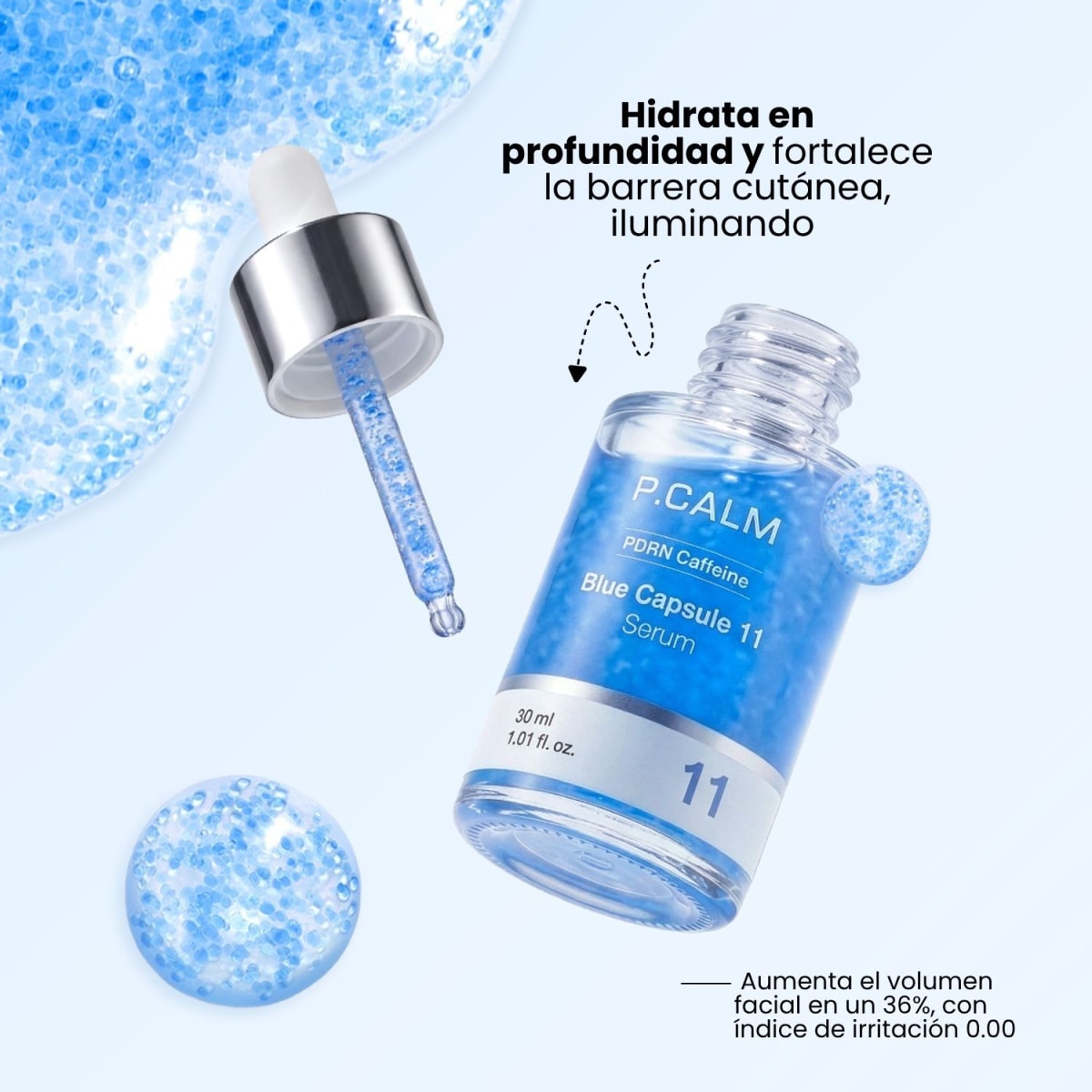 P Calm Blue Capsule 11 Serum PDRN + Caffeine 30ml3