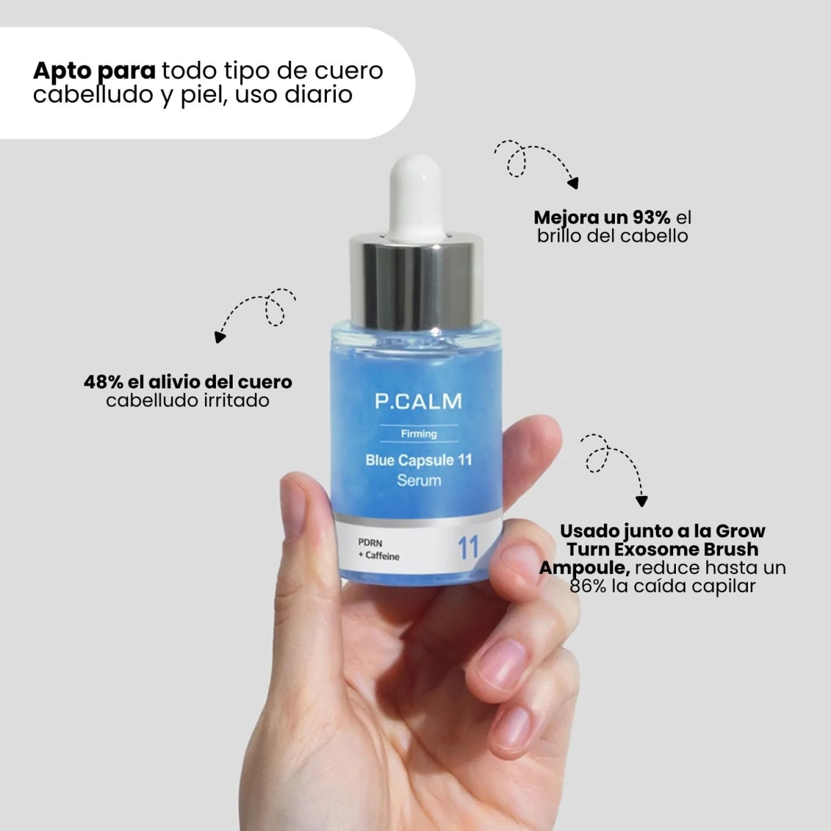 P Calm Blue Capsule 11 Serum PDRN + Caffeine 30ml4