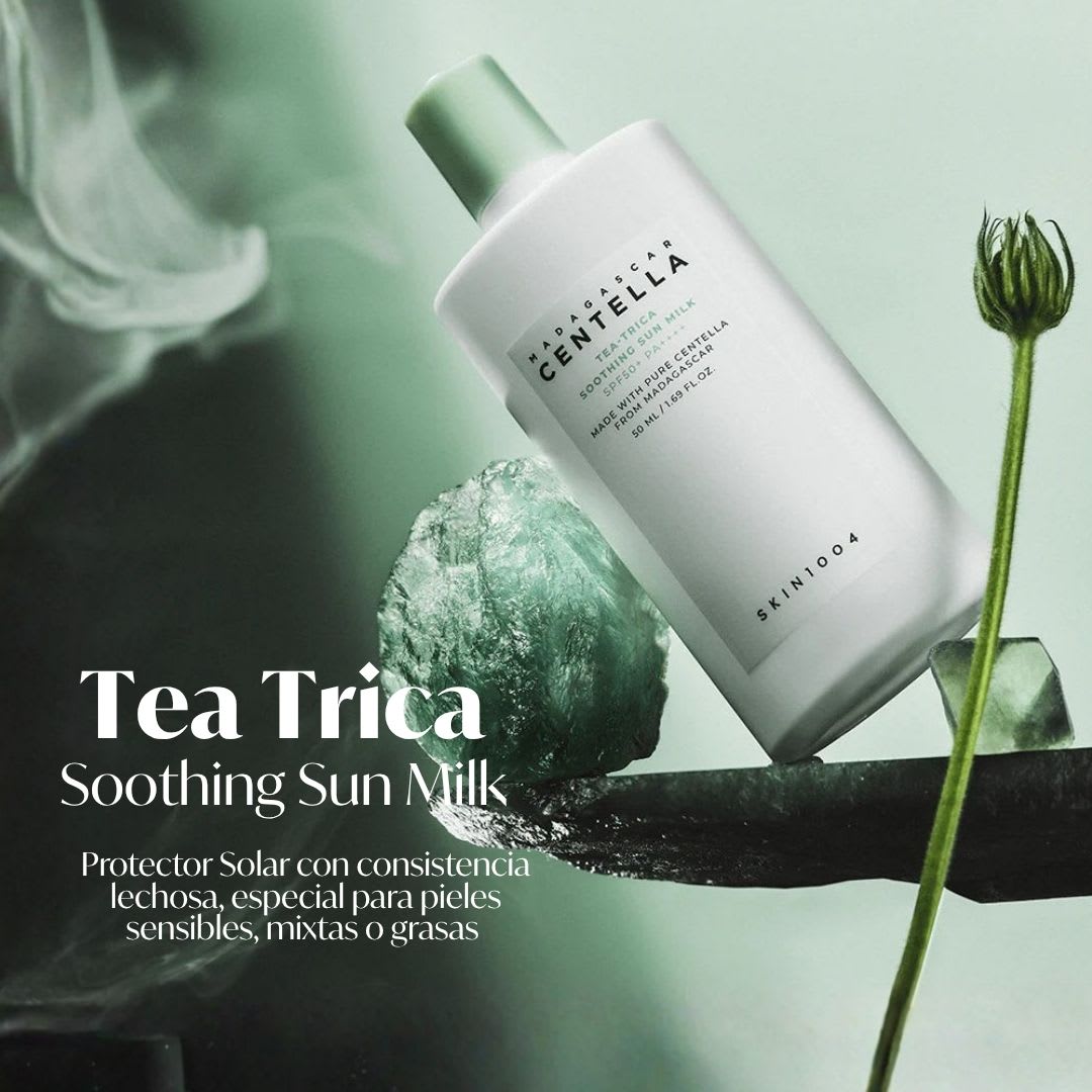 SKIN1004 Madagascar Centella Tea - Trica Soothing Sun Milk SPF50 + PA++++ 50ml2