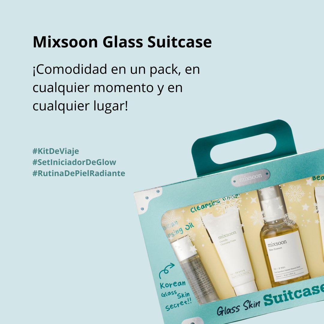 Mixsoon Glass Skin Suitcase Kit Travel3