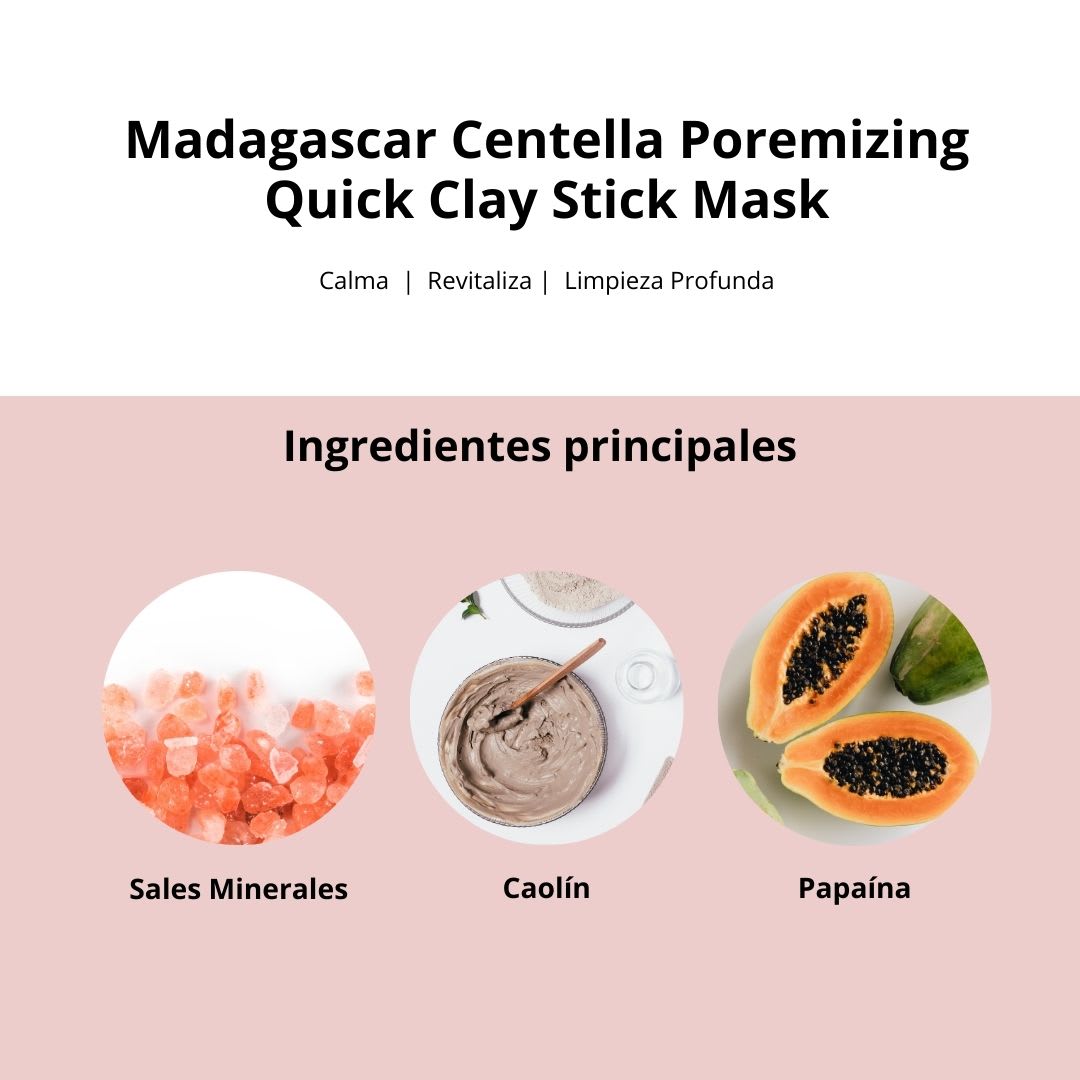 SKIN1004 Centella Madagascar - Poremizing quick clay stick mask 27g3