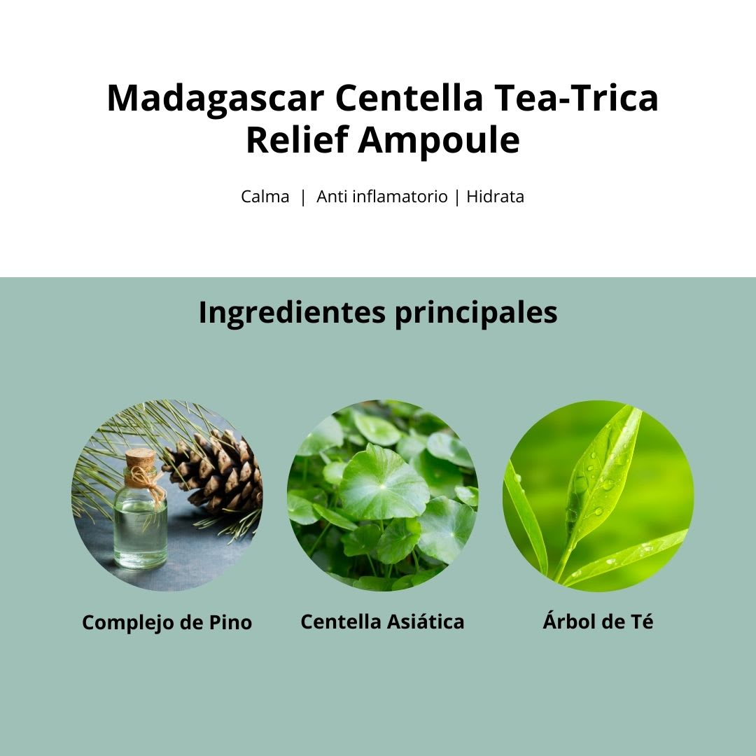 SKIN1004 Madagascar Centella Tea - Trica Relief Ampoule 100ml4
