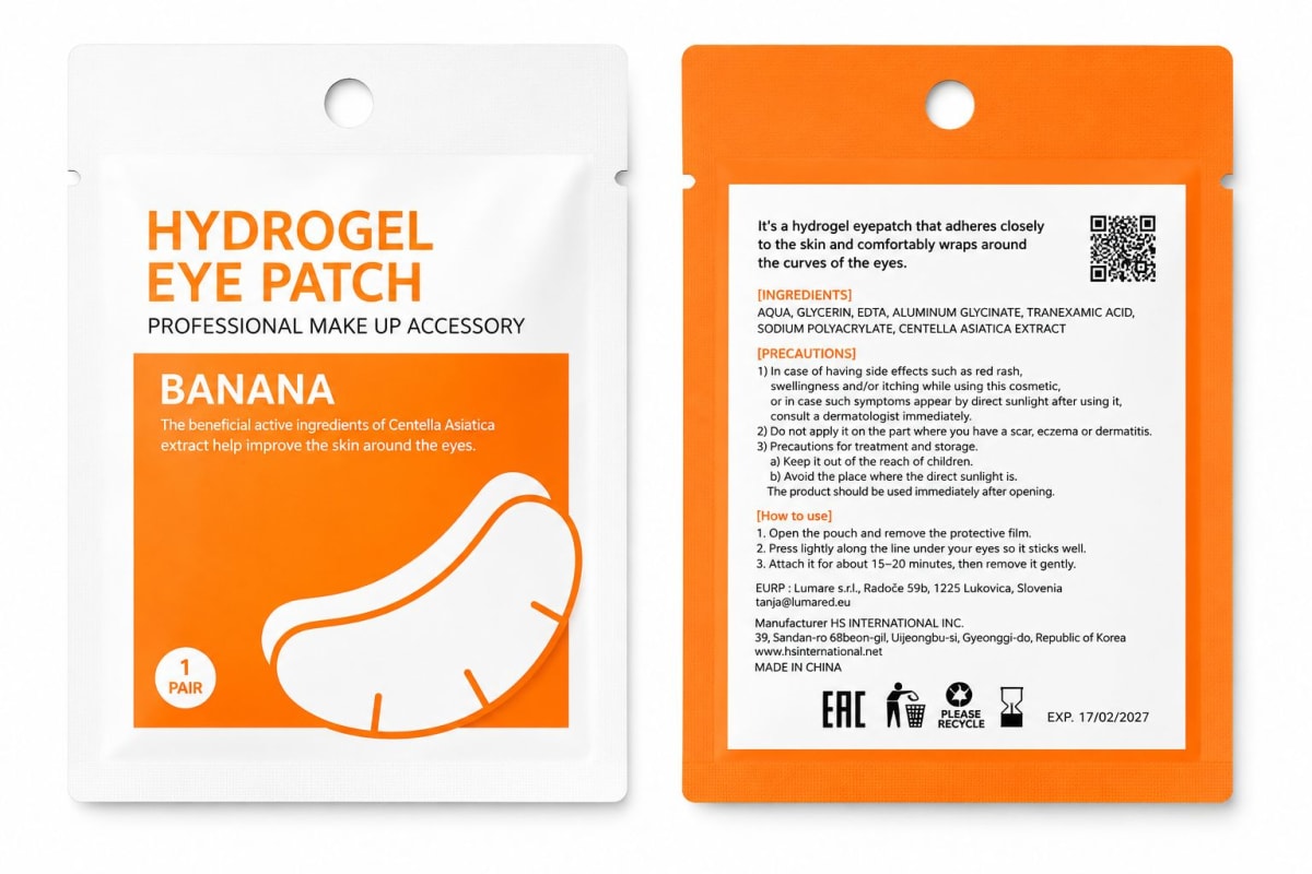 Parches NEICHA Banana x10 pares (Naranjo)2