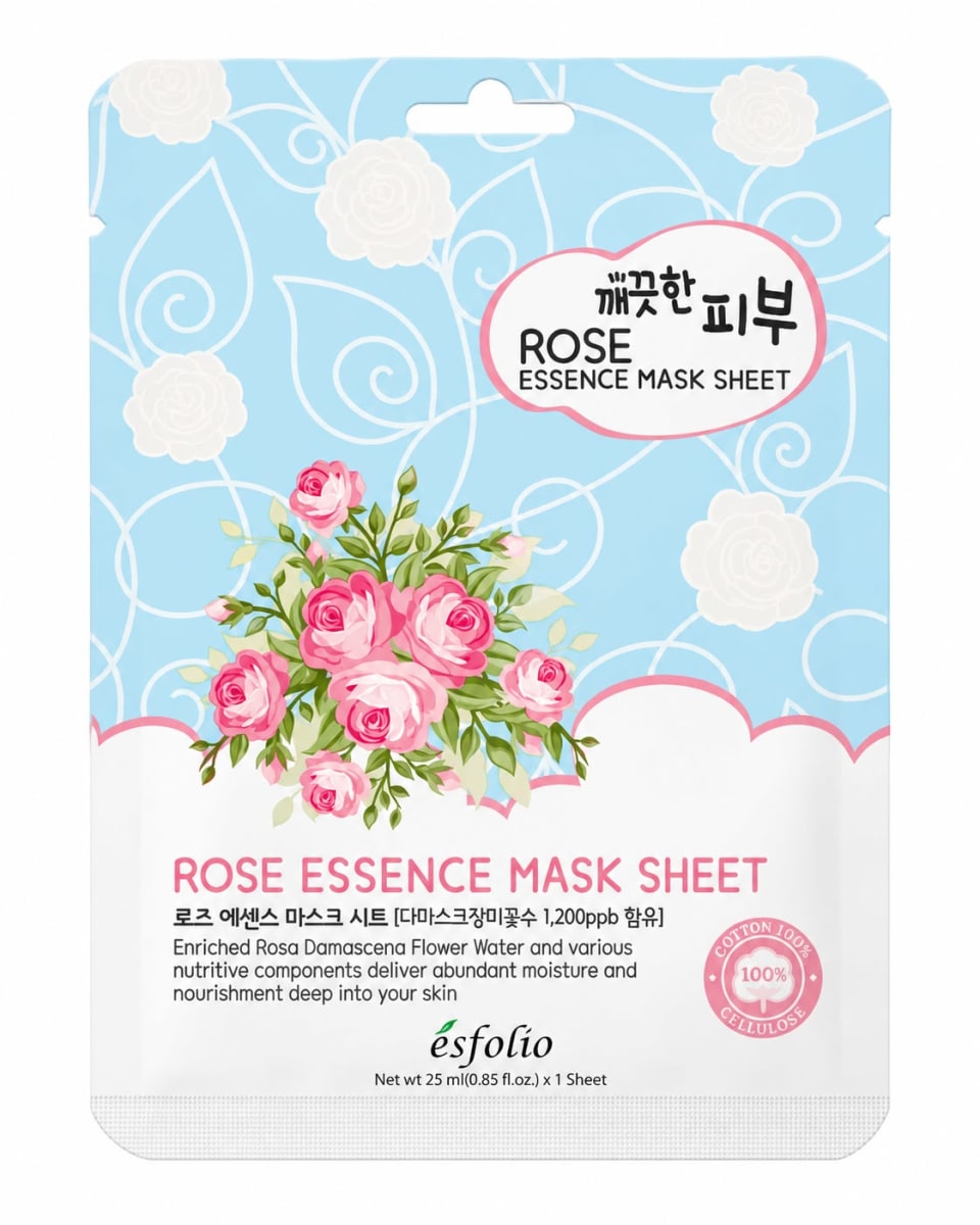 Esfolio Rose Essence Mask Sheet 25ml 1