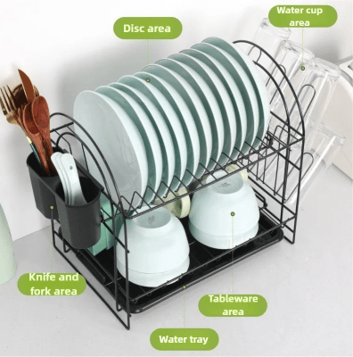 P/12 SECA VAJILLA METALICO WL-26091