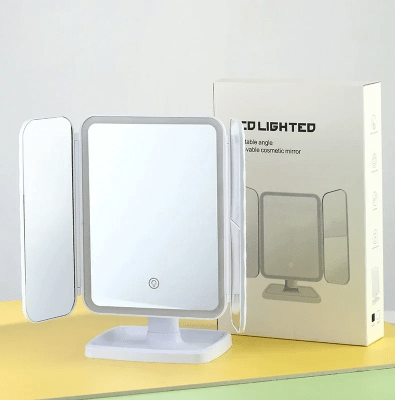 P/16 ESPEJO MAQUILLAJE LED PLEGABLE1