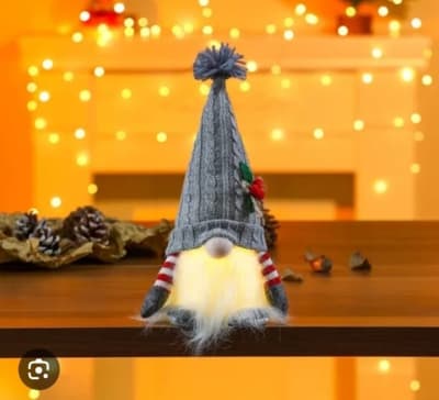 GNOMO NAVIDEÑO CON LUZ