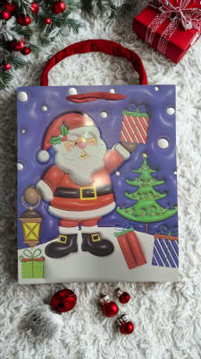 PACK 10 BOLSAS REGALO NAVIDEÑA 32X101