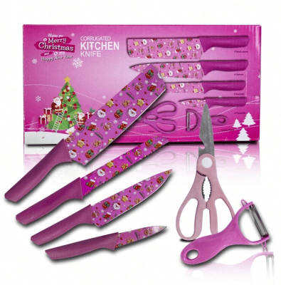 SET DE CUCHILLOS KITCHEN KNIFE