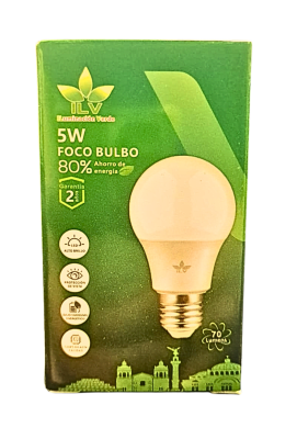 P/100 AMPOLLETA TIPO BULBO SURTIDO 5W1