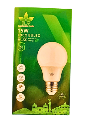 P/100 AMPOLLETA TIPO BULBO SURTIDO 15W