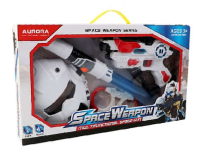 P/24 SET DE JUEGO MASCARA PISTOLA SPACE1