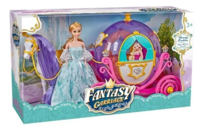 P/6 JUEGO DE MUÑECA Y CARRUAJE 57851