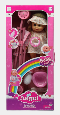 P/12 MUÑECA BABY ANGEL COCHE1