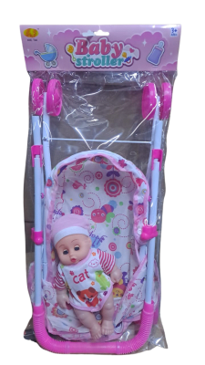 P/36 MUÑECA BABY STROLLER COCHE1