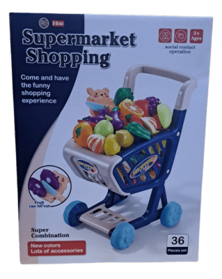 P/16 CARRO SUPERMERCADO INFANTIL CON ACCESORIOS K-2151