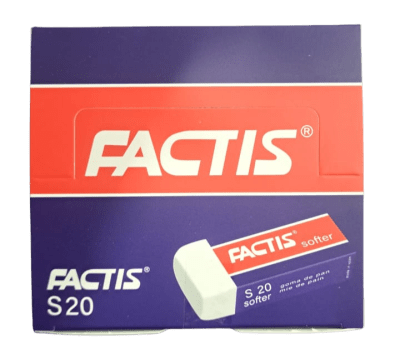 GOMA FACTIS 20 UNIDADES