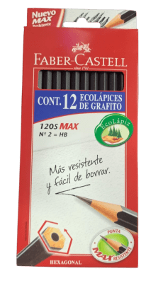LAPICES GRAFITO 12 UNIDADES FAB1